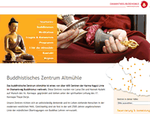 Tablet Screenshot of buddhismus-altmuehle.de